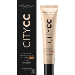 Madara City CC Hyaluronic Anti-Pollution CC-Crème SPF 15 Medium 40 ml