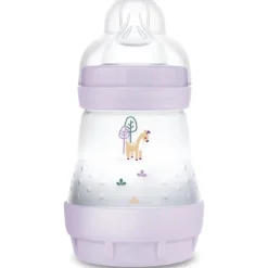 MAM Babyfles Easy Start Anti-Colic Matt Lila 0+ mnd 160 ml