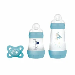 MAM Babyfles Starter Set Easy Start Anti-Colic Blauw S 1 set