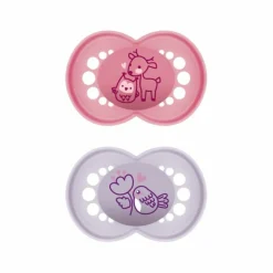 MAM Fopspeen Original Silikon 16+ mnd Roze 2 stuks