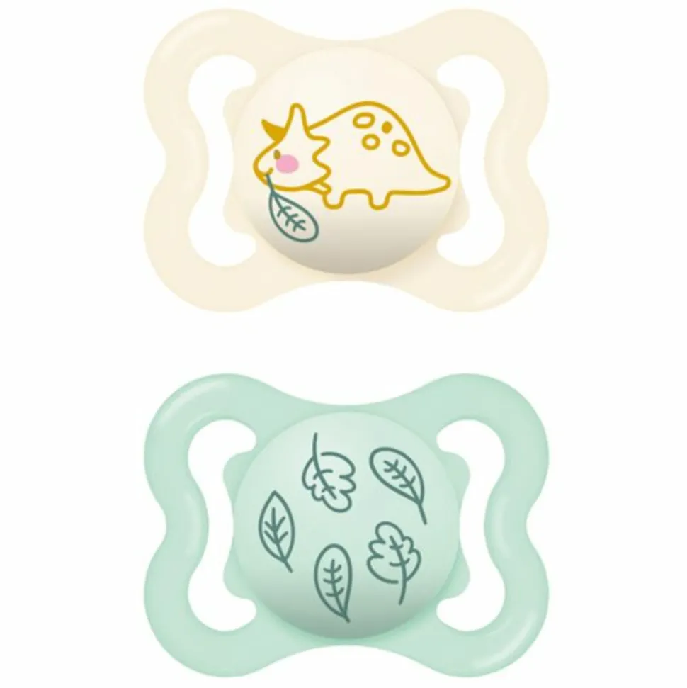 MAM Fopspeen Supreme Silikon 0-6 mnd Universeel 2 stuks