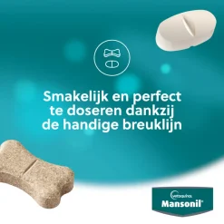 Mansonil All Worm Ontworming Tabletten Kat vanaf 6 kg 2 stuks