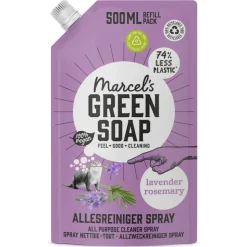 Marcel's Green Soap Allesreiniger Spray Lavendel & Rozemarijn Navulling 500 ml