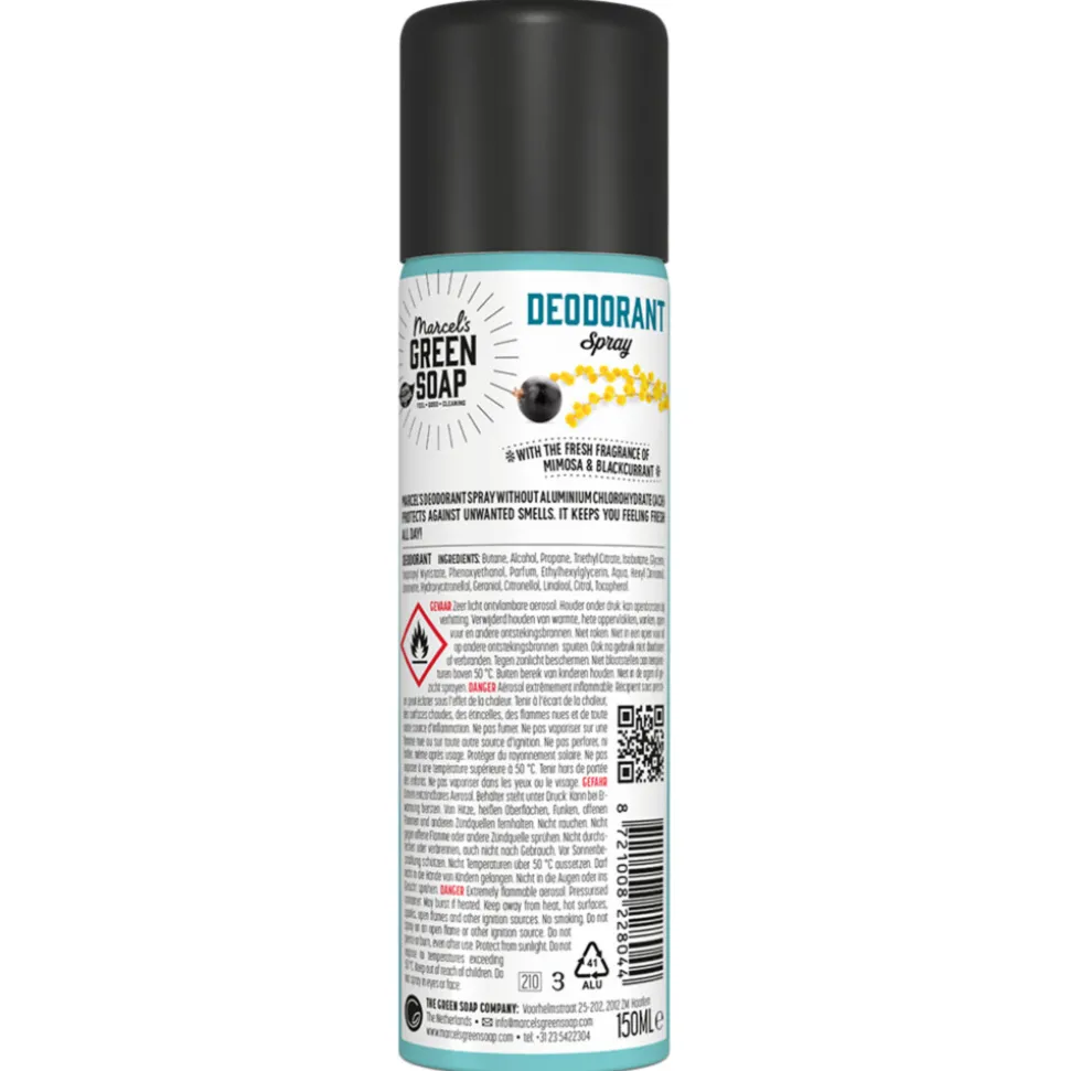 Marcel's Green Soap Deodorant Spray Mimosa Blackcurrant 150 ml