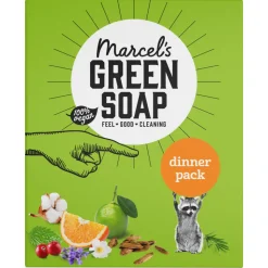Marcel's Green Soap Dinner pack 6 x 1 stuk