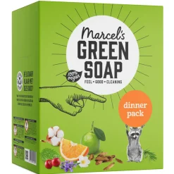 Marcel's Green Soap Dinner pack 6 x 1 stuk