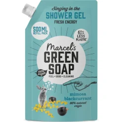 Marcel's Green Soap Douchegel Navulling Mimosa & Zwarte Bes 500 ml