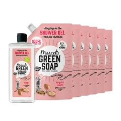 Marcel's Green Soap Douchegel Argan & Oudh + 6 Navullingen Pakket