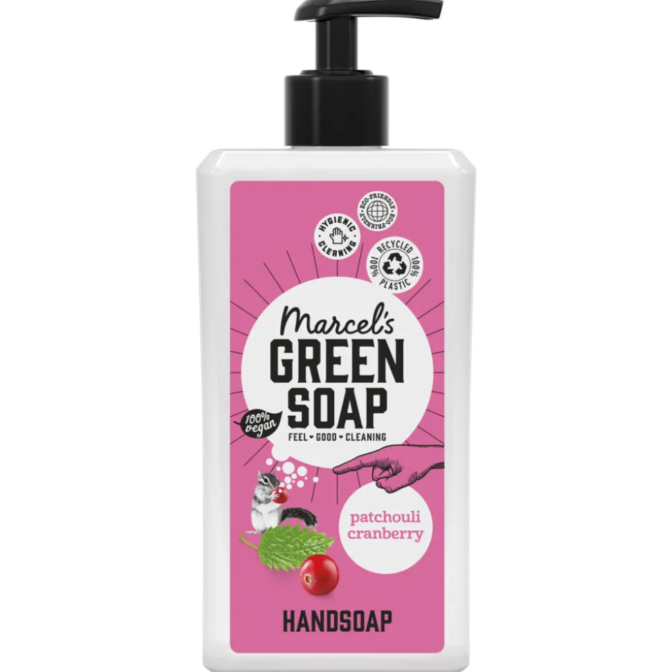 Marcel's Green Soap Handzeep Patchouli & Cranberry 500 ml