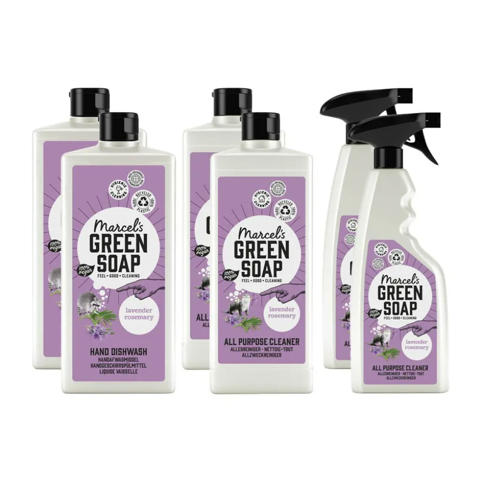 Marcel's Green Soap Lavendel Schoonmaak Pakket
