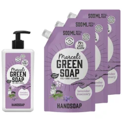 Marcel's Green Soap Lavendel & Rozemarijn Handzeep Pakket