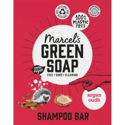 Marcel's Green Soap Shampoobar Argan & Oudh 90 gr