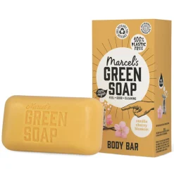 Marcel's Green Soap Showerbar Vanilla & Cherry Blossom 150 gr