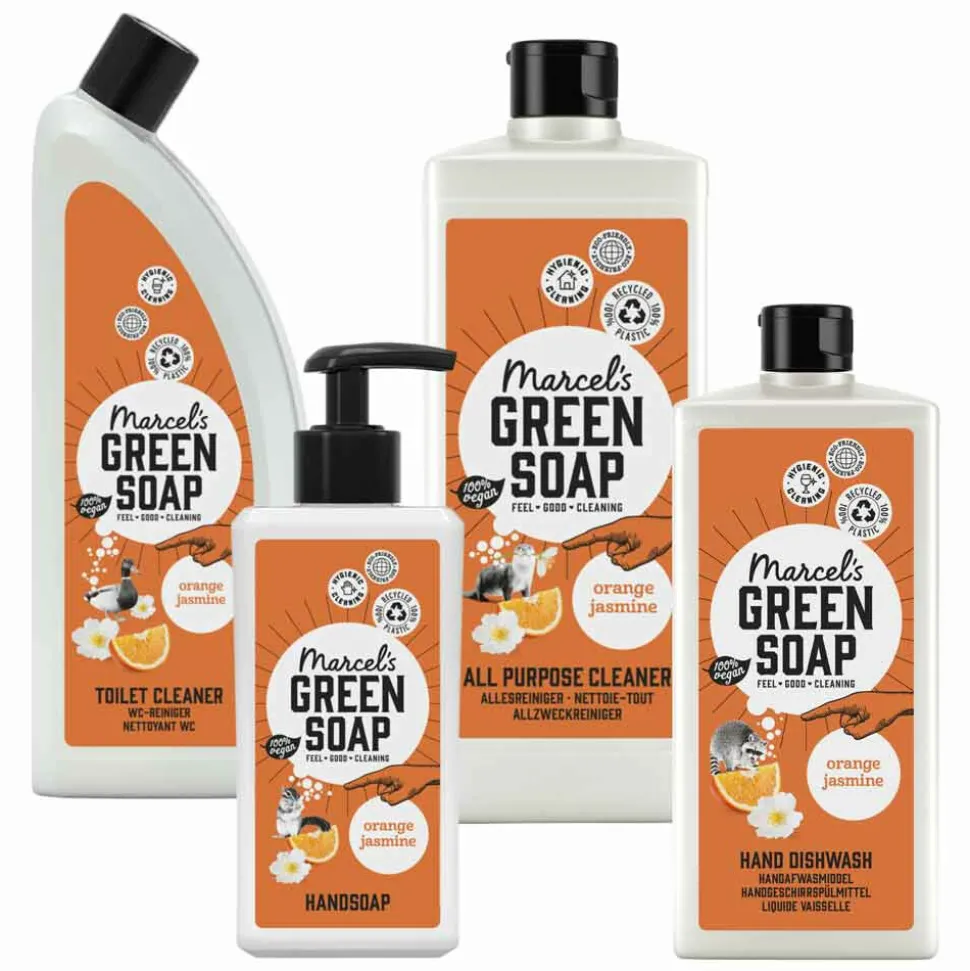 Marcel's Green Soap Sinaasappel & Jasmijn Schoonmaak Pakket