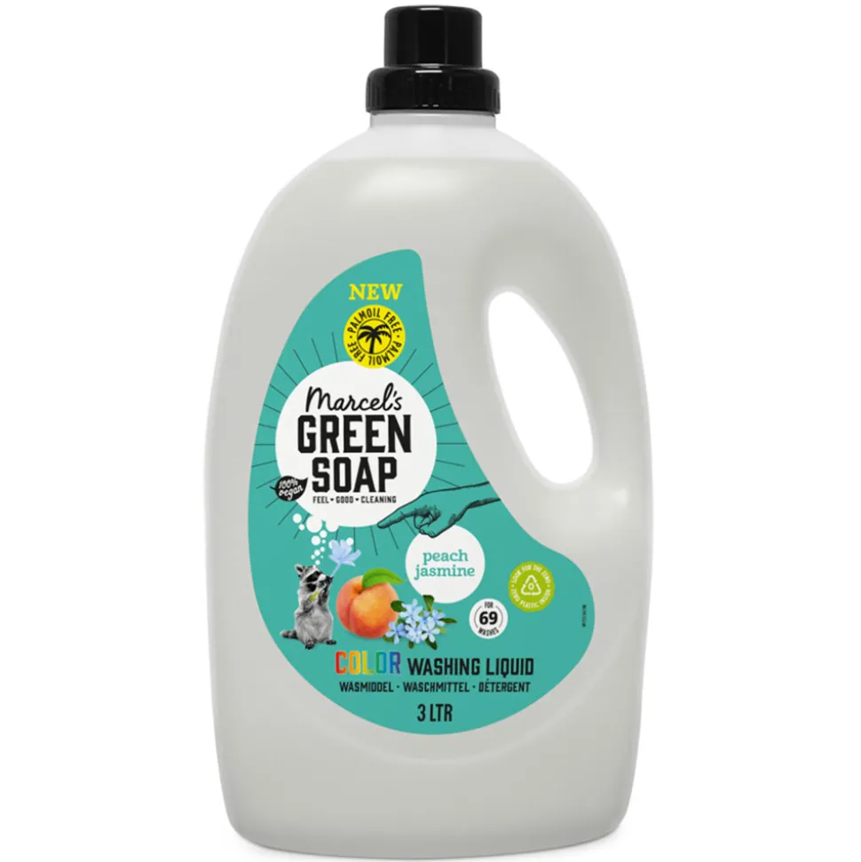 Marcel's Green Soap Vloeibaar Wasmiddel Perzik & Jasmijn 69 Wasbeurten 3 liter