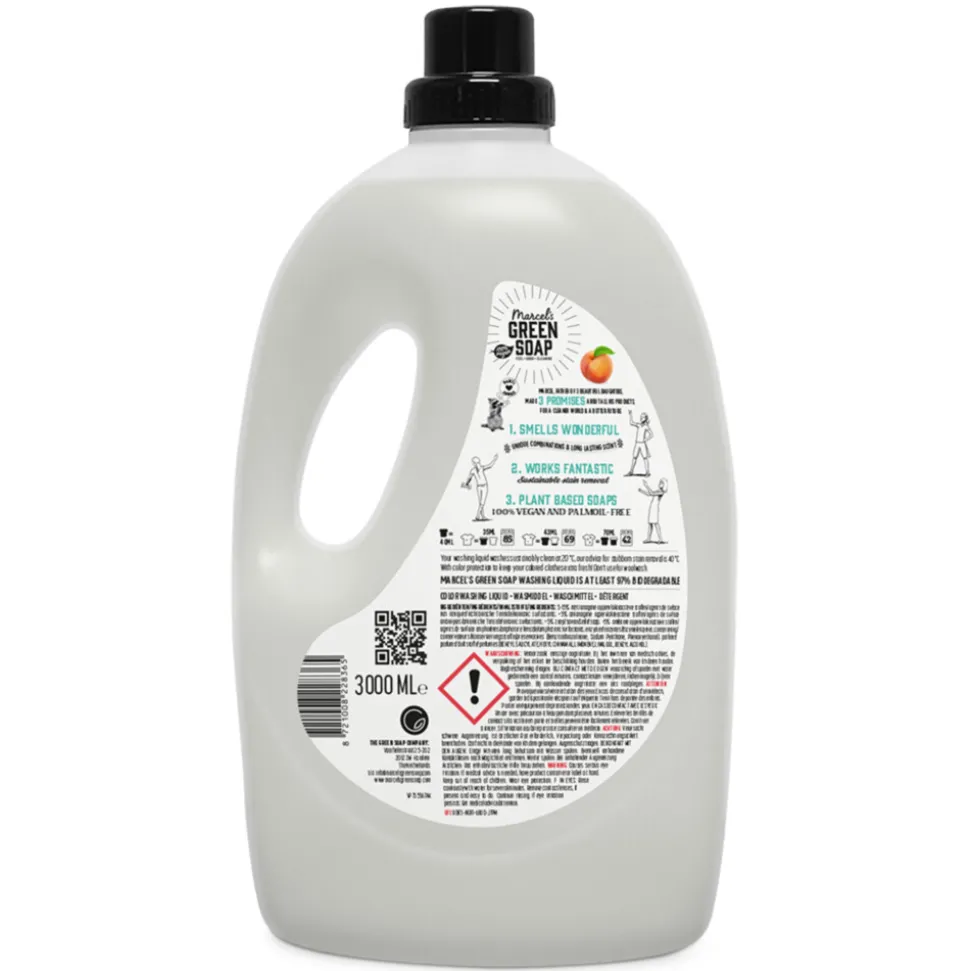 Marcel's Green Soap Vloeibaar Wasmiddel Perzik & Jasmijn 69 Wasbeurten 3 liter