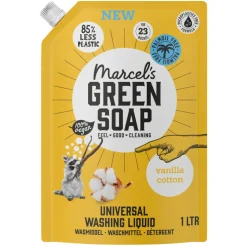 Marcel's Green Soap Wasmiddel Navul Vanille & Katoen 23 Wasbeurten 1 liter