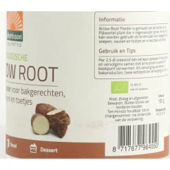 Mattisson Arrow Root Poeder Bio 190 gr