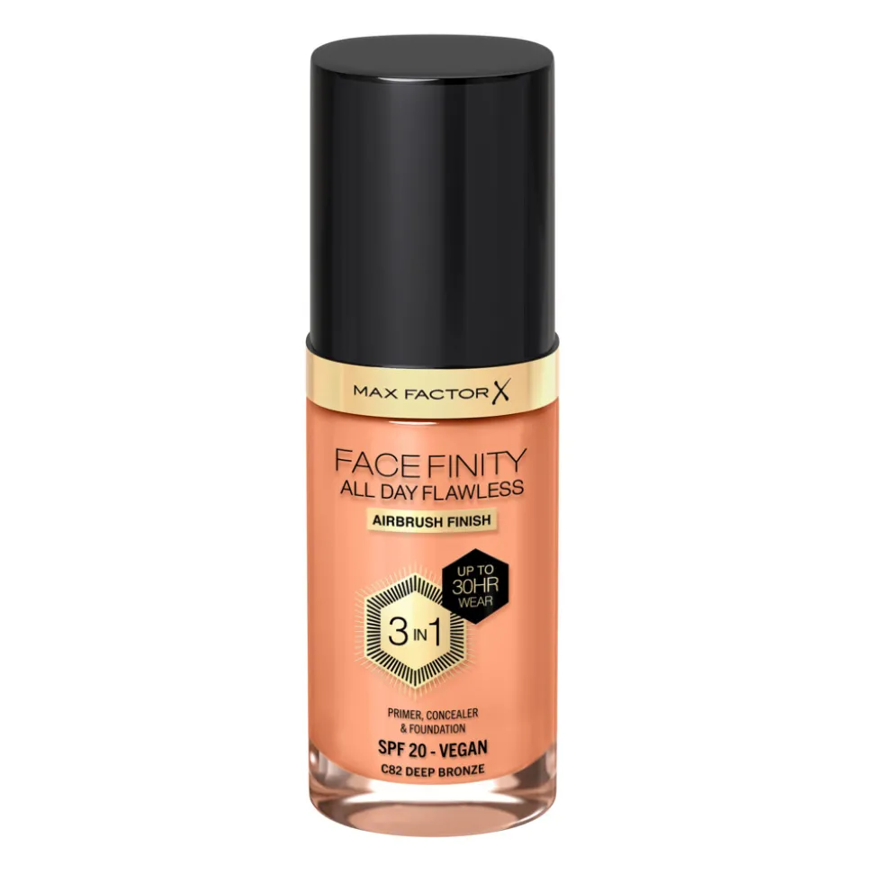 Max Factor Facefinity All Day Flawless Foundation C82 Deep Bronze 34 ml