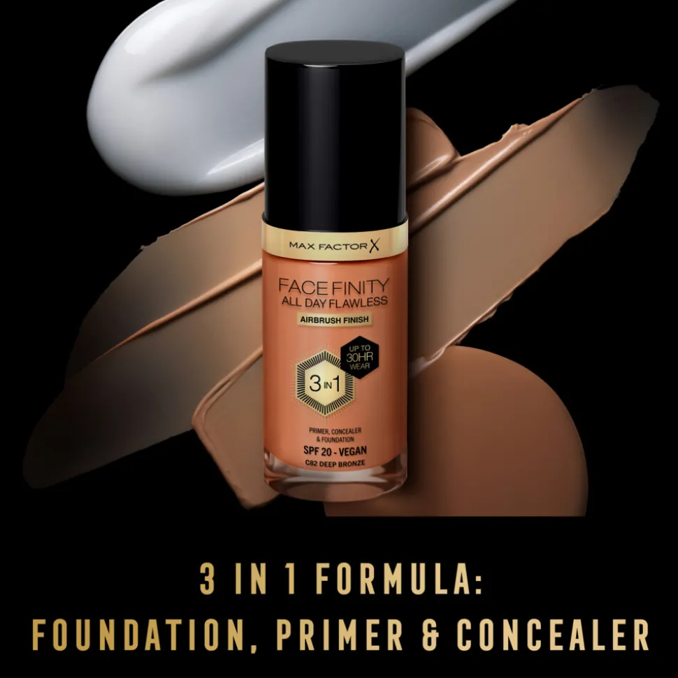 Max Factor Facefinity All Day Flawless Foundation C82 Deep Bronze 34 ml