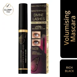 Max Factor Masterpiece Divine Lashes Volumising Mascara Rich Black 8 ml