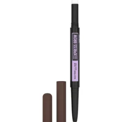 Maybelline Brow Satin Duo Wenkbrauwpotlood en Poeder 04 Dark Brown
