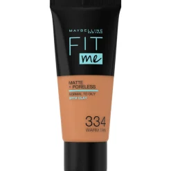 Maybelline Fit Me Matte + Poreless Foundation 334 Warm Tan