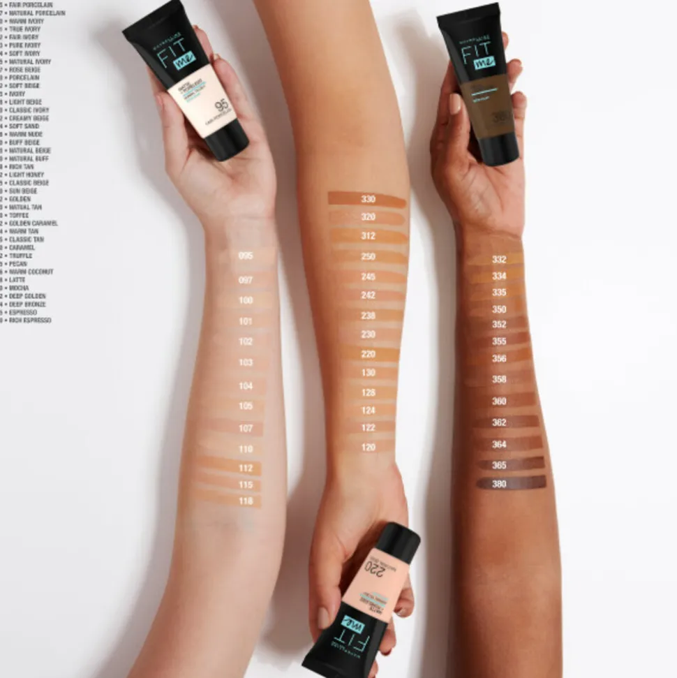 Maybelline Fit Me Matte + Poreless Foundation 110 Porcelain