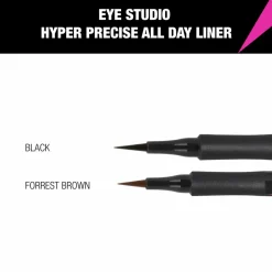 Maybelline Hyper Precise All Day Liquid Eyeliner 001 Forest Brown