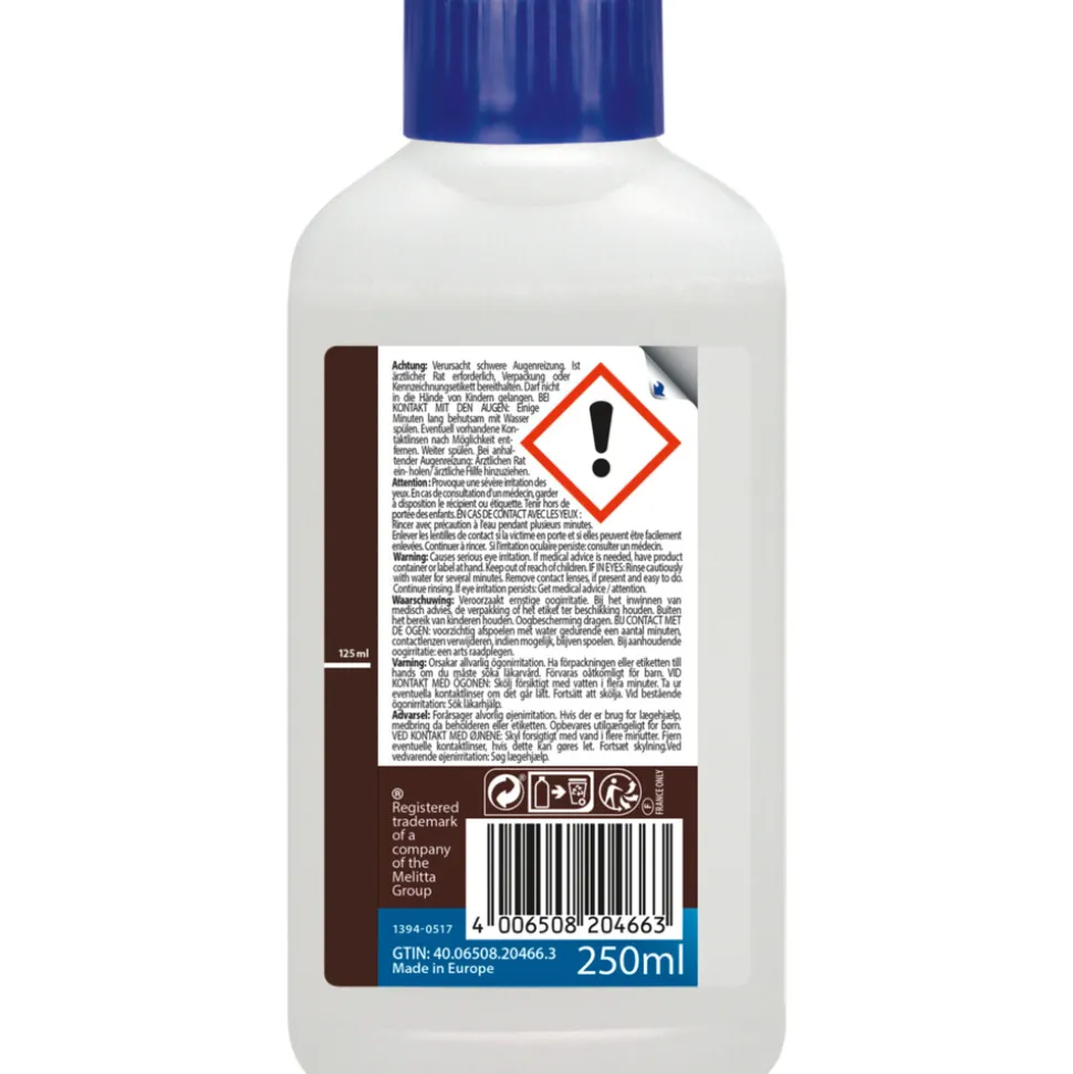 Melitta Anti-Calc Vloeibare Reiniger Espresso Machine 250 ml