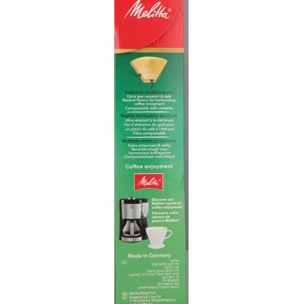 Melitta Filters 1x4 Bruin 80 stuks