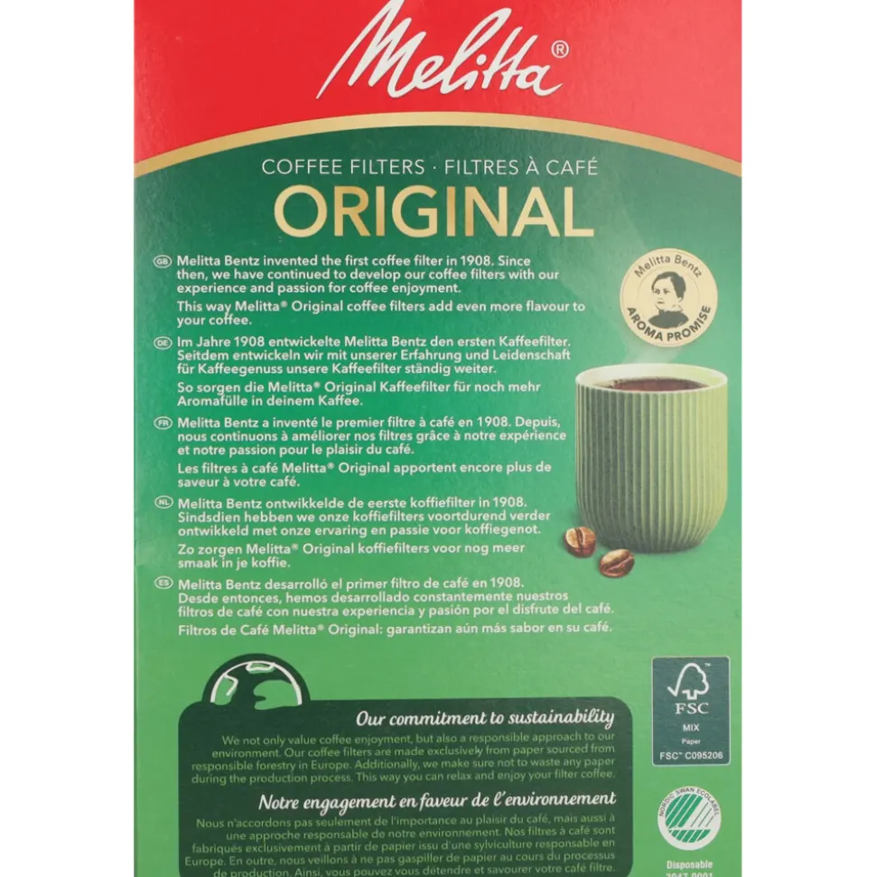 Melitta Filters 1x4 Bruin 80 stuks