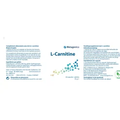Metagenics L Carnitine 60 capsules