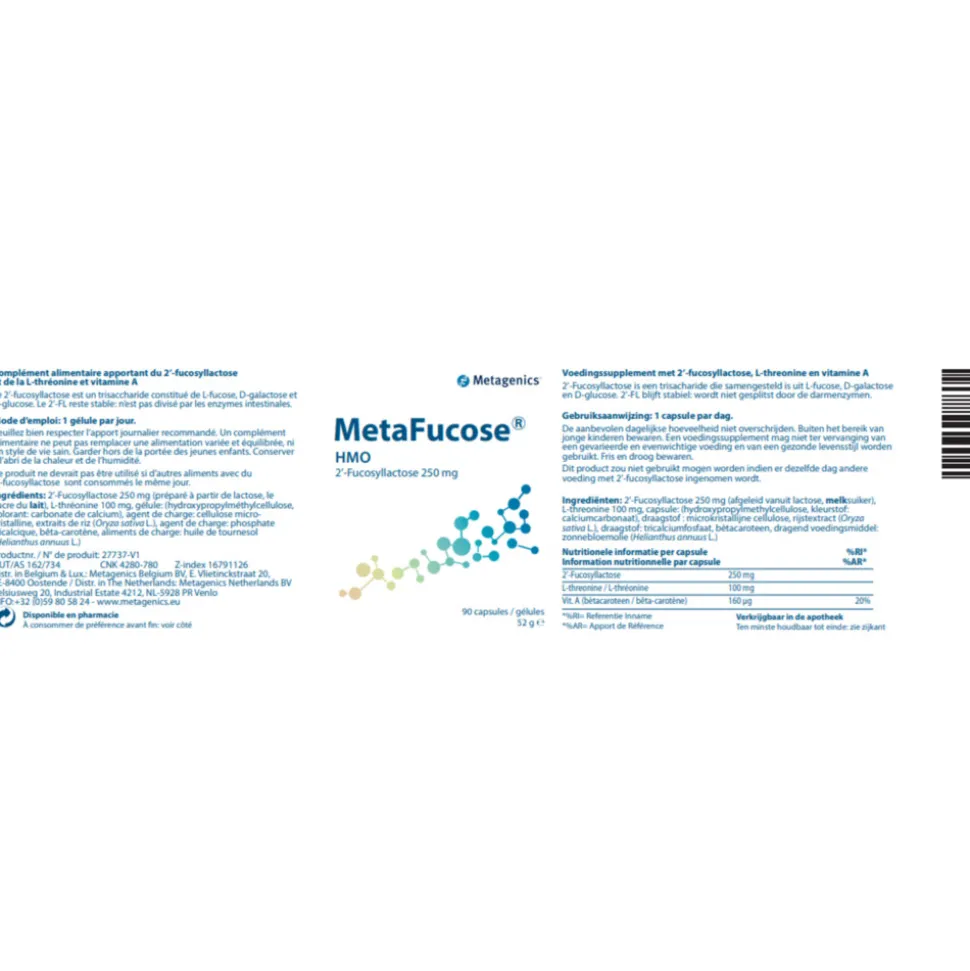 Metagenics Metafucose 90 capsules
