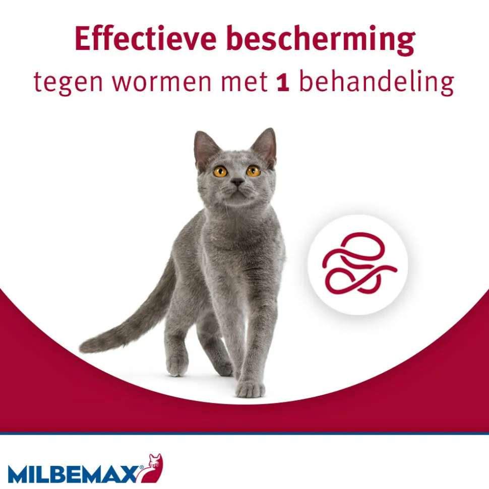 Milbemax Ontworming Tabletten Kat/Kitten 0,5 - 2 kg 2 tabletten