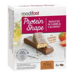 Modifast Protein Shape Reep Chocolade-Karamel 6 x 27 gr