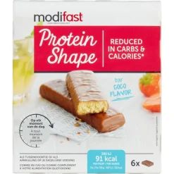 Modifast Protein Shape Reep Chocolade-Kokos 6 x 27 gr