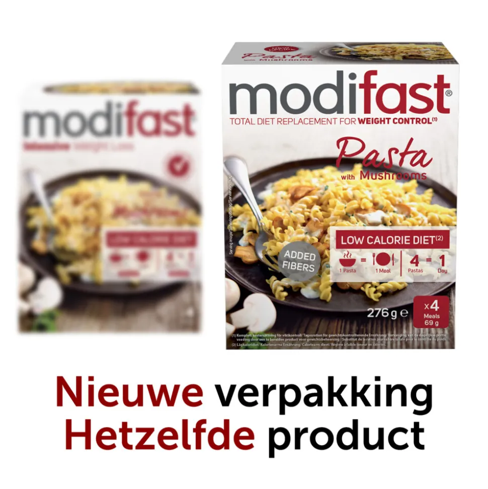 Modifast Weight Control Pasta Mushrooms 4 x 62 gr