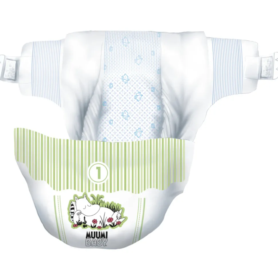 Moomin Ecologische Luiers Maat 1 Newborn 25 stuks