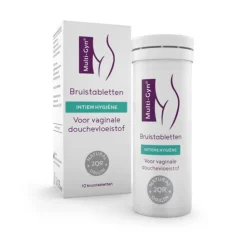 Multi-Gyn Intieme Hygiëne Bruistabletten voor Vaginale Douchevloeistof 10 tabletten