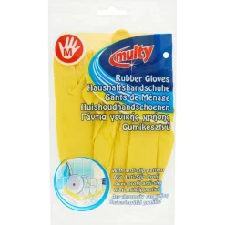 Multy Huishoud Handschoen Latex Medium 2 stuks