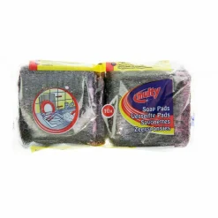 Multy Staalwolspons met Zeep 10 stuks