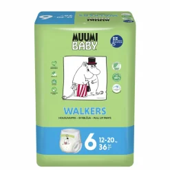 Muumi baby Ecologische Luierbroekjes Maat 6 12-20kg 36 stuks