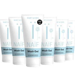 Naif Baby & Kids Reinigende Wasgel 6x100 ml 600 ml