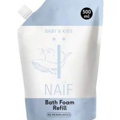 Naif Baby & Kids Verzorgende Badschuim Navulverpakking 500 ml