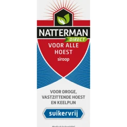 Natterman Direct Voor Alle Hoest Suikervrij 120 ml