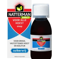 Natterman Direct Voor Alle Hoest Suikervrij 120 ml