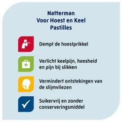 Natterman Hoest- en Keel 20 stuks