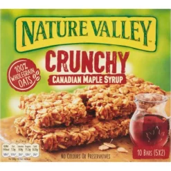 Nature Valley Crunchy Canadian Maple Syrup 5x2 stuks