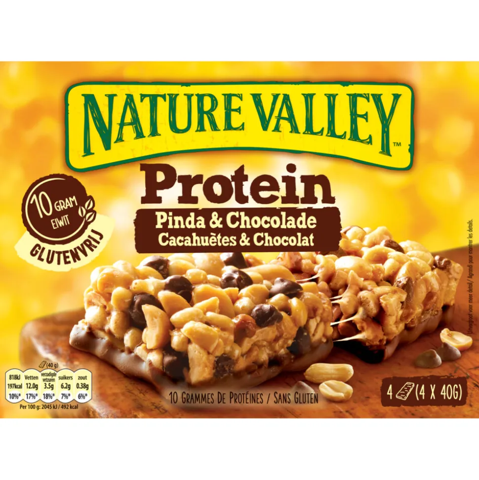 Nature Valley Proteine Pinda & Chocolade 4 stuks